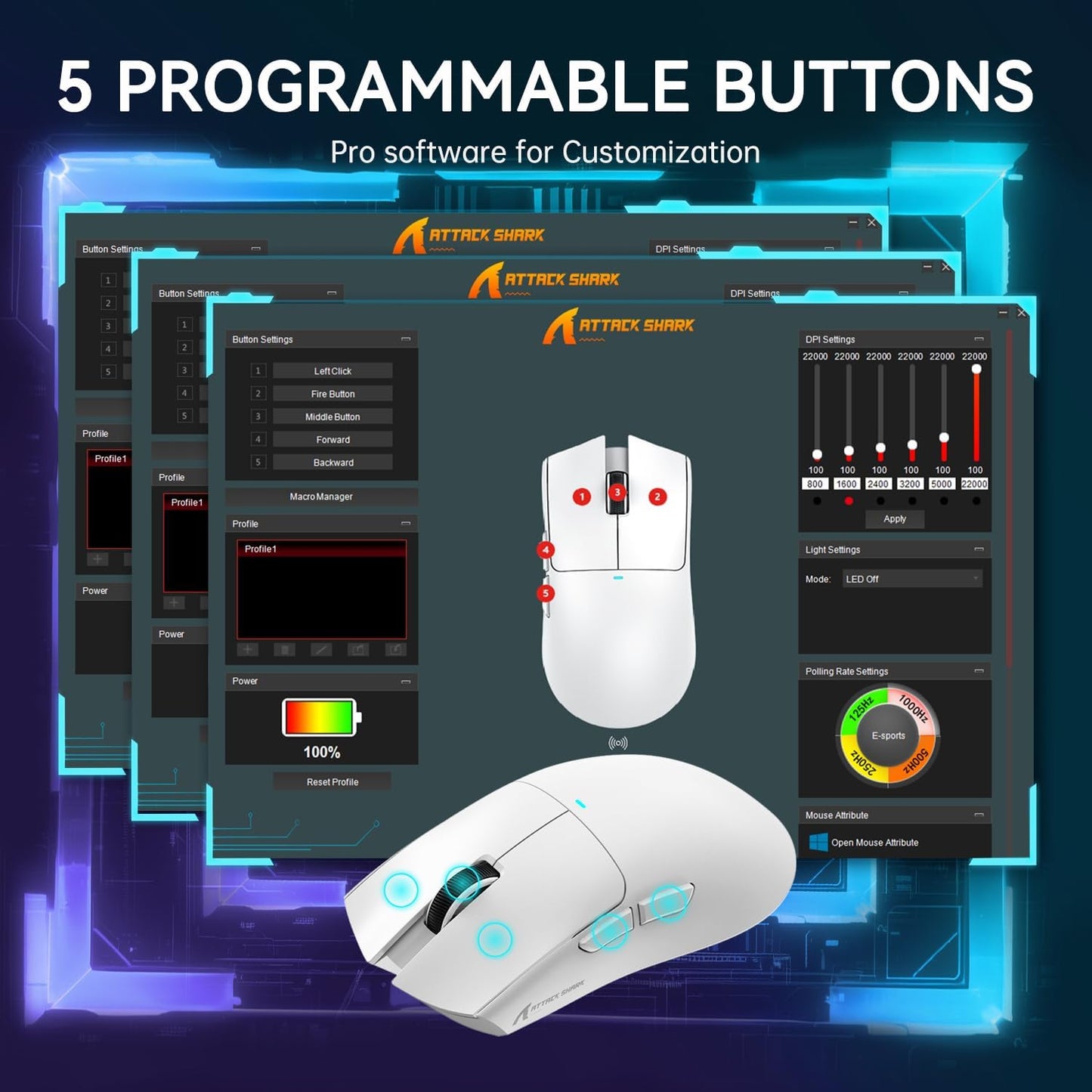 X11 -Wireless Gaming Mouse