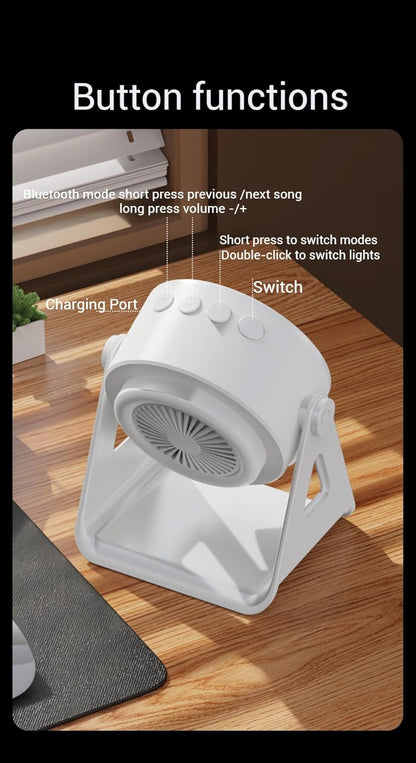 4-In-1 Wireless Charging Bluetooth Speaker & Phone Stand